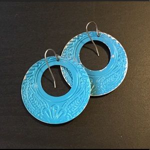 Francesca's Collections Jewelry - NWOT- blue boho filigree earrings Francesca's Collections Jewelry - NWOT- blue boho filigree earrings